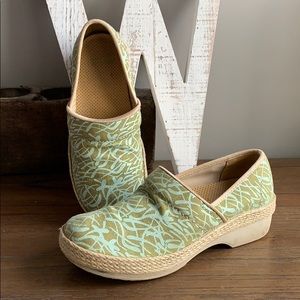 Dansko Vegan Cloth Clogs Mules Work shoes Size 38